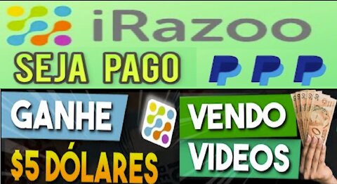 IRAZOO】Como Ganhar Assistindo Vídeos $5 - $100 Dólares no Paypal | Renda Extra