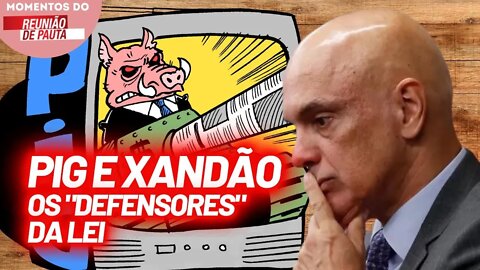 Imprensa burguesa afirma que Alexandre de Moraes age dentro da Lei | Momentos do Reunião de Pauta