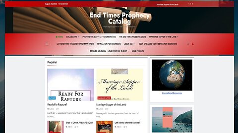 Jesus 24/7 Episode #189: End Times Prophecy Catalog Tutorial