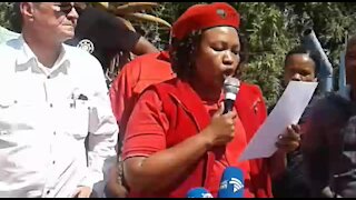 EFF march to Gupta mine in NWest (i8X)