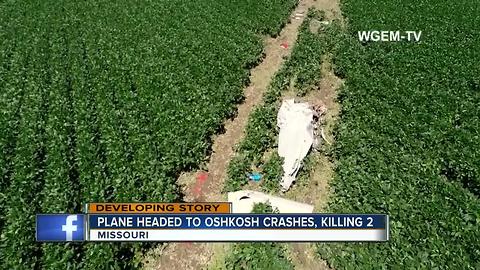 Two dead after plane heading to Oshkosh crashes in Missouri