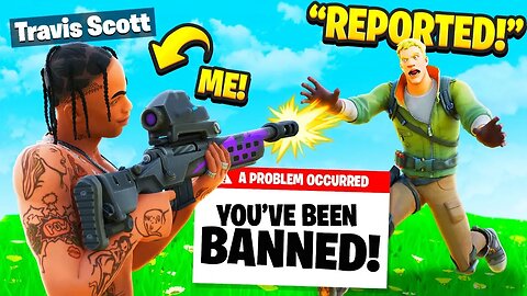 I Stream Sniped Him As Travis Scott - Fortnite