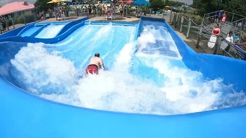 flowrider - Dave "Gilligan" - 4 at Soak City, Kings Island