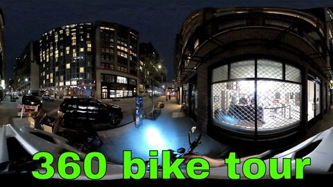 A bike ride through a MUCH busier looking NYC (360 camera)