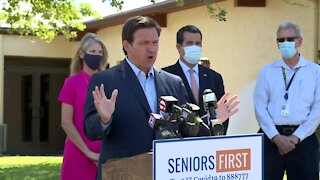 Florida Gov. Ron DeSantis gives COVID-19 update in Sebastian