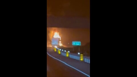 Truck Fire On Highway 402 London