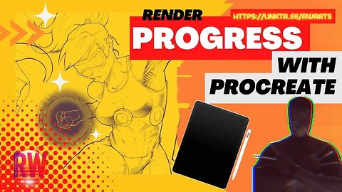 Render Progression With Procreate