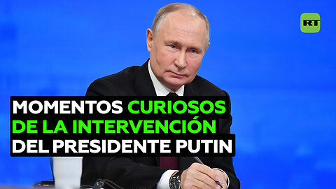 Momentos curiosos de la intervención del presidente ruso