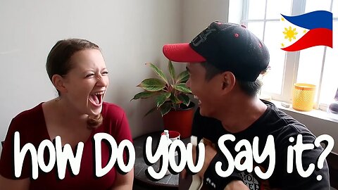 Funny FILIPINO VS AMERICAN Pronunciation CHALLENGE