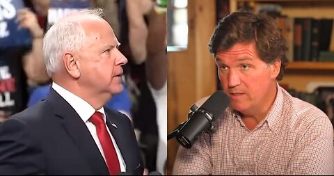 Watch Tucker Carlson Scolds Tim Walz, Dems For Being ‘Afraid of Testosterone’