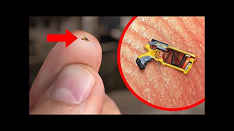 World’s Smallest Nerf Gun Shoots an Ant