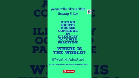 #Palestine #westbank @BrandyAndDee1