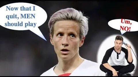 Rapinoe Quits & Says Men Should Now Play (host K-von says NO)