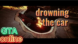 GTA online Halloween event so I tried drowning the ghost car and here's what happened