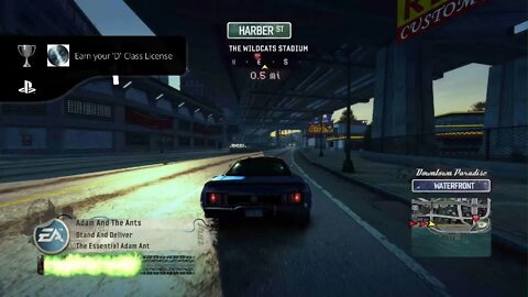 Earn your 'D' Class License - Awarded when you receive your 'D' Class License - Burnout Paradise