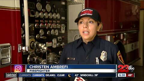 Local female firefighter explains why she got involved in firefighting