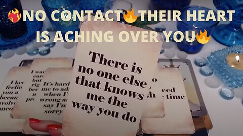 ❤️‍🔥NO CONTACT🔥THEIR HEART IS ACHING OVER YOU🔥COULD WE START ALL OVER AGAIN?📞💌 NO CONTACT COLLECTIVE