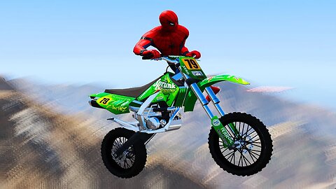 GTA 5Spiderman Epic Jumps And Stunt Episode 001 (Euphoria Ragdolls)