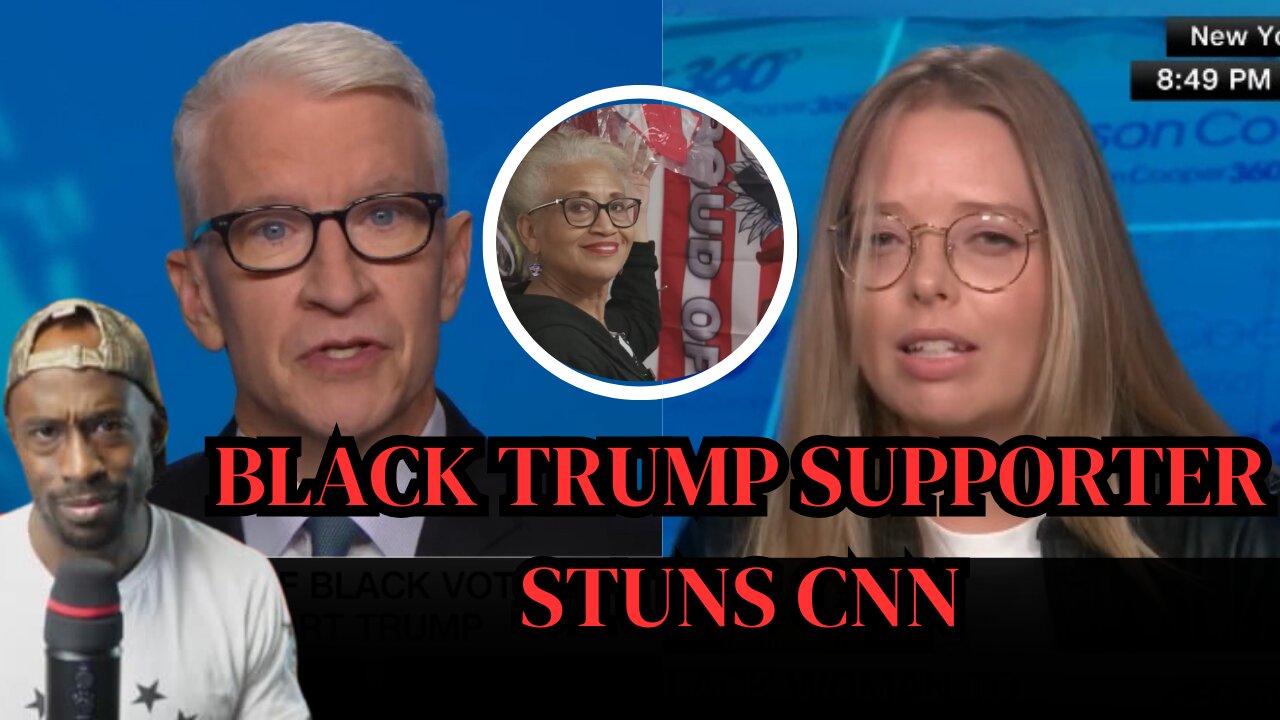 CNN In SHOCK Over Black Woman Selling Pro Trump Merchandise