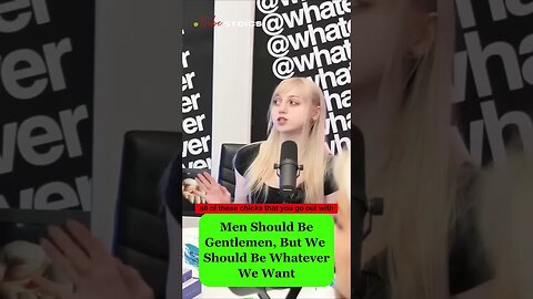 Men Should Uphold Traditional Qualities While Men Women Do @whatever They Want #redpill