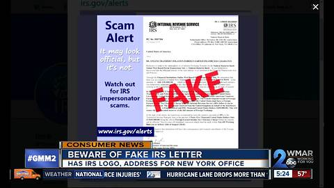 Beware of IRS Scam