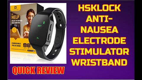 HSKLOCK Rechargeable Anti Nausea, Motion Sickness Wristband