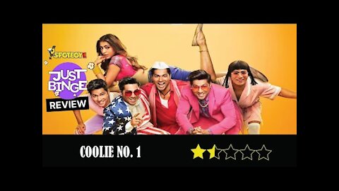 Coolie No.1 Review | Varun Dhawan | Sara Ali Khan | Just Binge Review