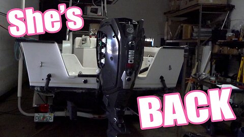 Guess what! I GET MY BOAT back this weekend QUICK UPDATE