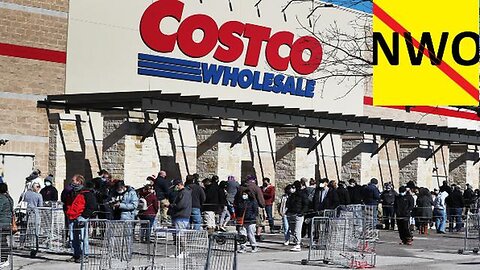 MORON PANIC BUYERS LINE UP FOR TOXIC PROCESSED FOOD SUPPLY AT COSTCO AFTER THEY RAISE PRICES 150%