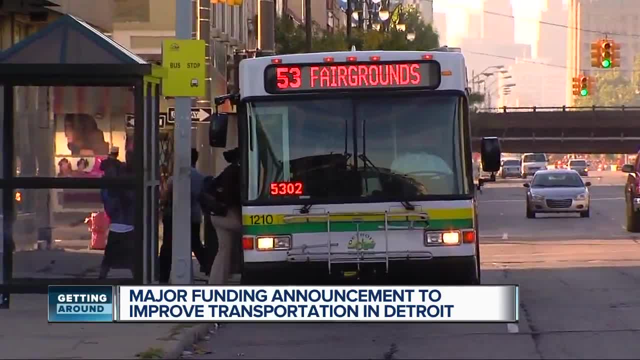 Major funding announcement to improve transportation in Detroit