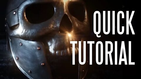 How to Make a Helmet (quick tutorial)