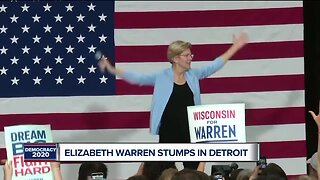 Elizabeth Warren stumps in Detroit