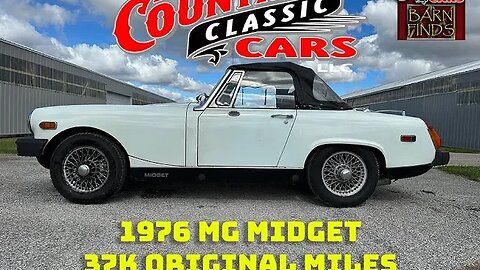 1976 MG Midget Barn Find - 37k Original Miles