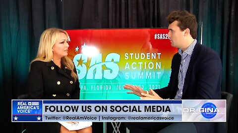 Charlie Kirk talks with Dr. Gina about how students are the priority at TPUSA events