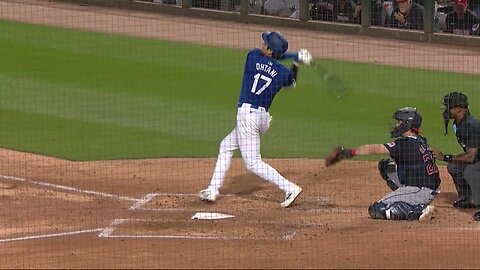 Shohei Ohtani grounds an RBI single to right field