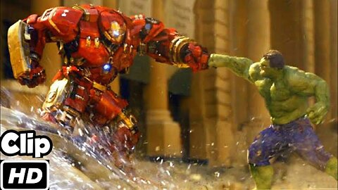 Hulk VS Hulkbuster Hindi Avengers Age of Ultron Movie Clip 4K HD