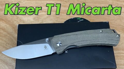 Kizer T1 micarta !! Great action and sooo practical !