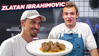 Cooking Zlatan's FAMOUS Meatball Recipe | What's For Lunch Presented by ‪Pepsi