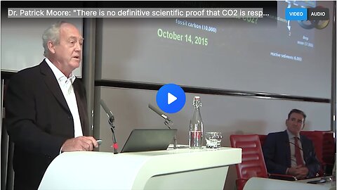 "No definitive scientific proof CO2 is responsible for any of the slight warming of global climate