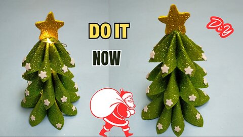 Superb Christmas Tree Making Idea - Easy Way to Make It - DIY Amazing Christmas Decor