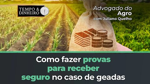 Advogado do Agro aconselha como fazer provas para receber seguro no caso de geadas