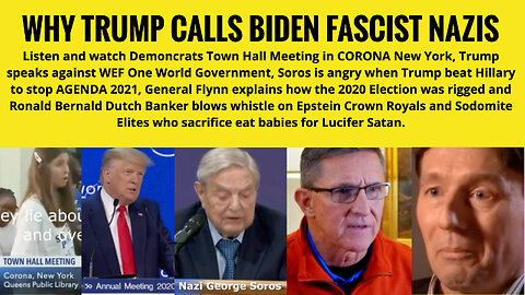 WHY TRUMP CALLS BIDEN A FASCIST NAZI