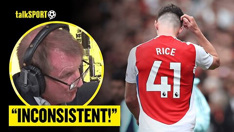 Henry Winter BLASTS 'Inconsistent Refereeing' For Arsenal After Declan Rice Sent Off Vs Brighton