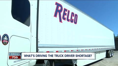 What's driving the truck driver shortage?