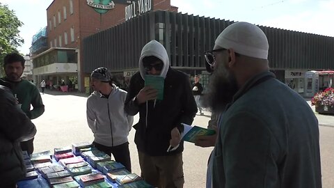 Afgani Students take Islamic flyers to learn English & Islam.