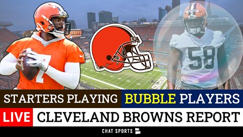 LIVE Browns Report: Jacoby Brissett & Starters Playing In Preseason Finale