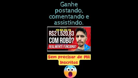 Lançamento CosTv Novo ROBÔ faz comentários automáticos 24 horas Ganhe dormindo