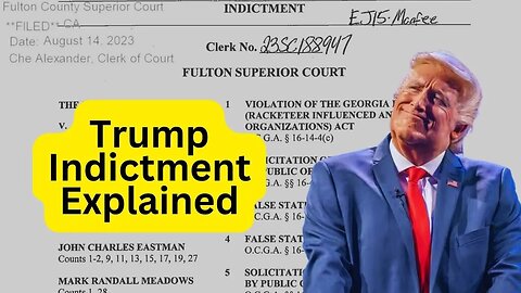 Let's Read the Trump Indictment Together