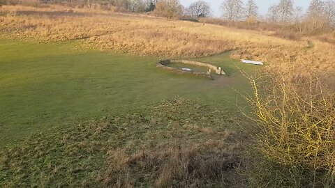 Danebury hill. Ironage fort.