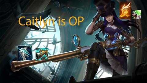 Noob plays Caitlyn with dad! (Crazy) League of Legends #league #leagueoflegends #caitlyn #adc #op